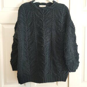 Express Tricot Black Knit Sweater